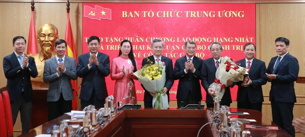 2 Phó trưởng ban Tổ chức Trung ương nghỉ công tác kể từ ngày 1-3-2026